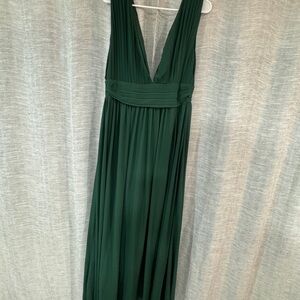 Love By Design Deep Green Maxi Dress